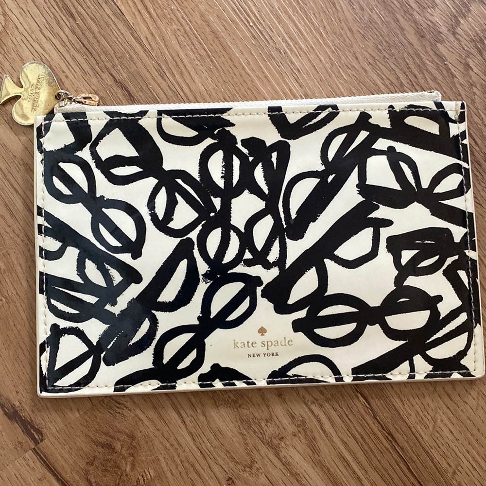 Leatherette Kate Spade Travel Pencil Pouch/Clutch